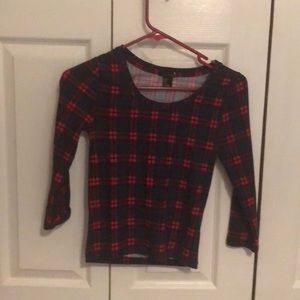 Forever 21 plaid blouse